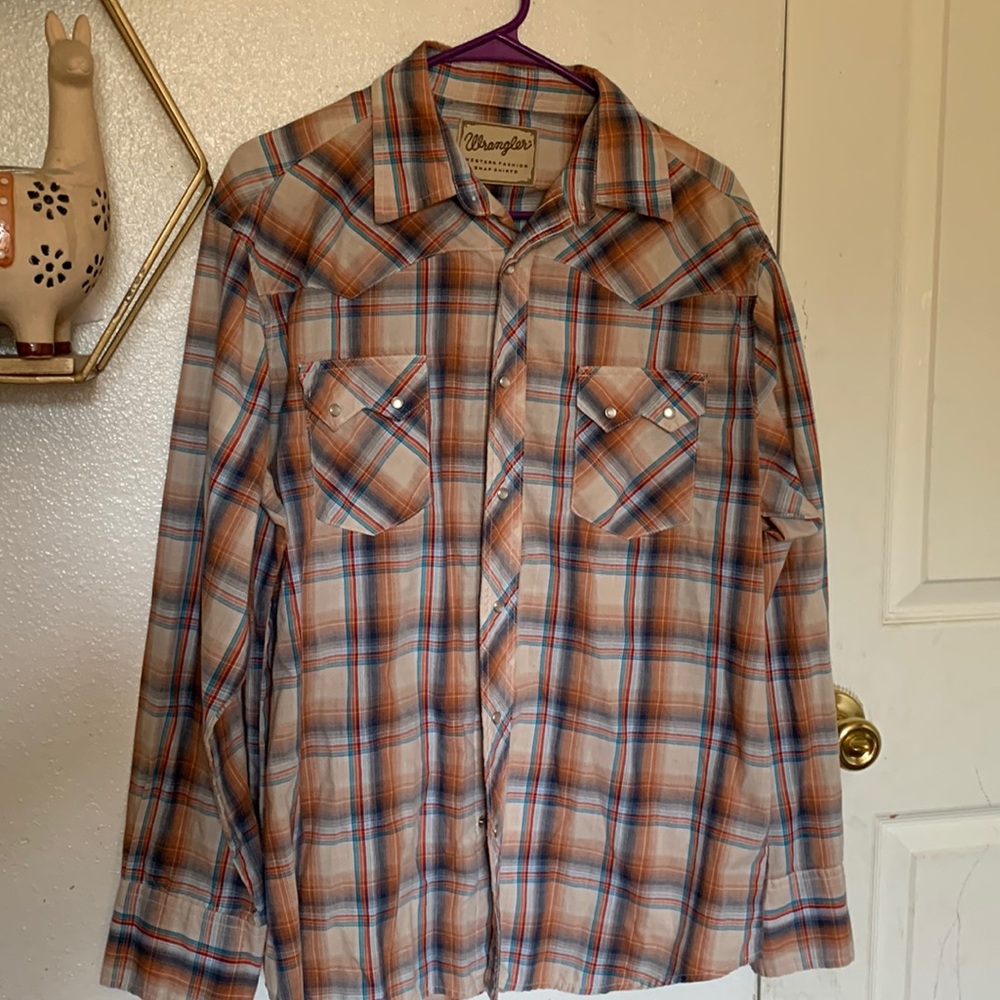 Plaid button up